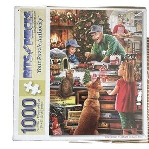 Bits & Pieces 1000 Pc Jigsaw Puzzle Christmas Trainset New Sealed Gift Holiday